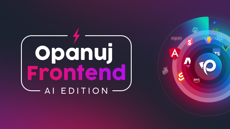 Opanuj Frontend: AI Edition - Baner promocyjny