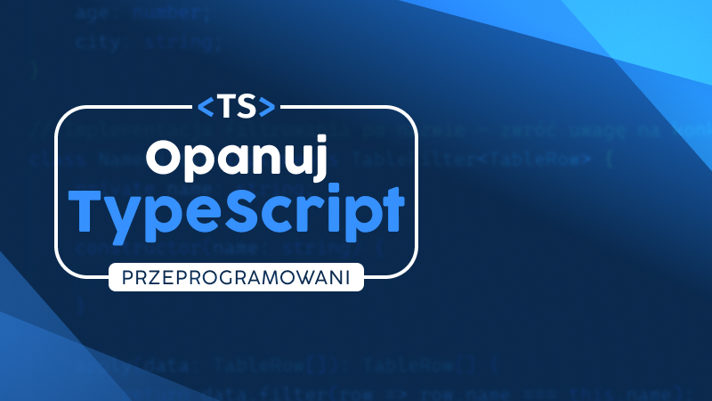 Opanuj TypeScript - Baner promocyjny